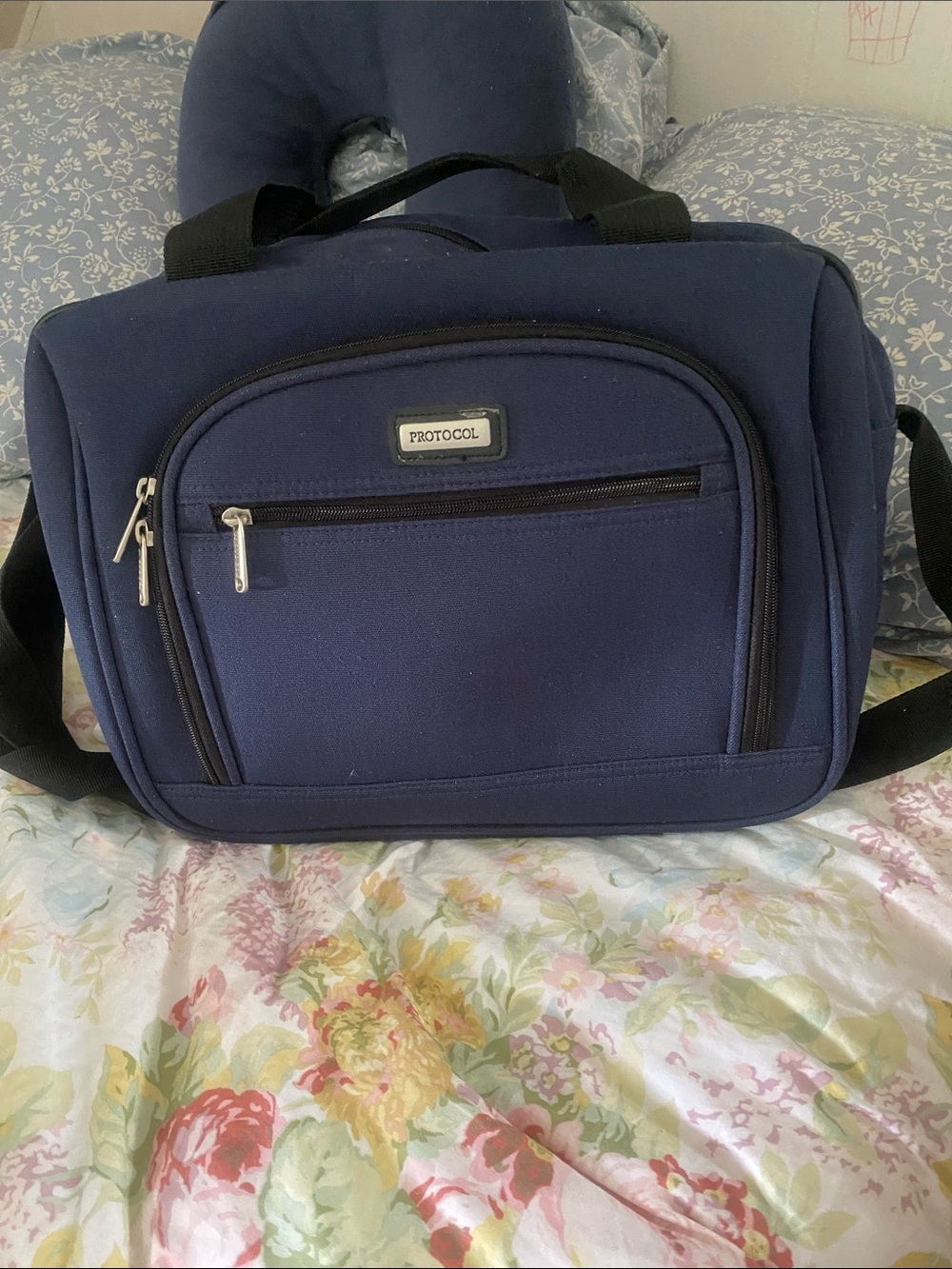 Navy Toiletry Bag for Men